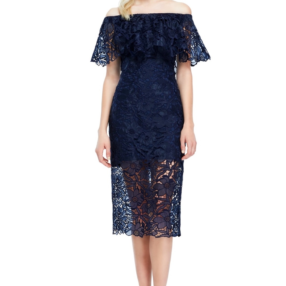 Off The Shoulder Dress, Tadashi Shoji